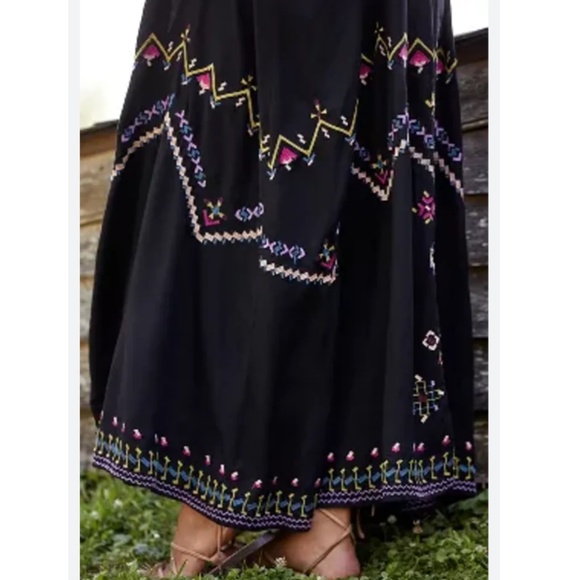 EMBROIDERED MAXI DRESS - Picture 4 of 14